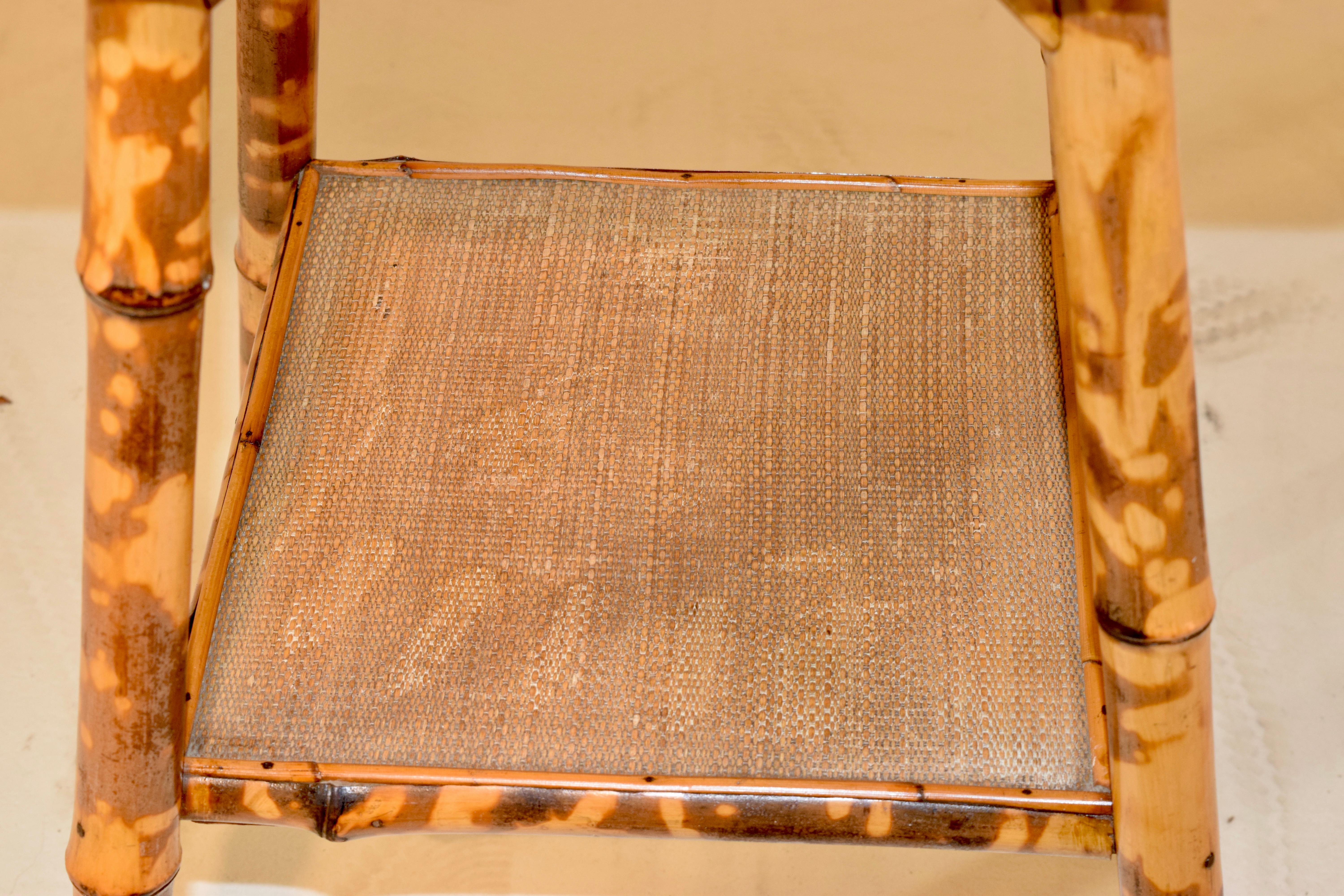 19th Century French Bamboo Side Table 3