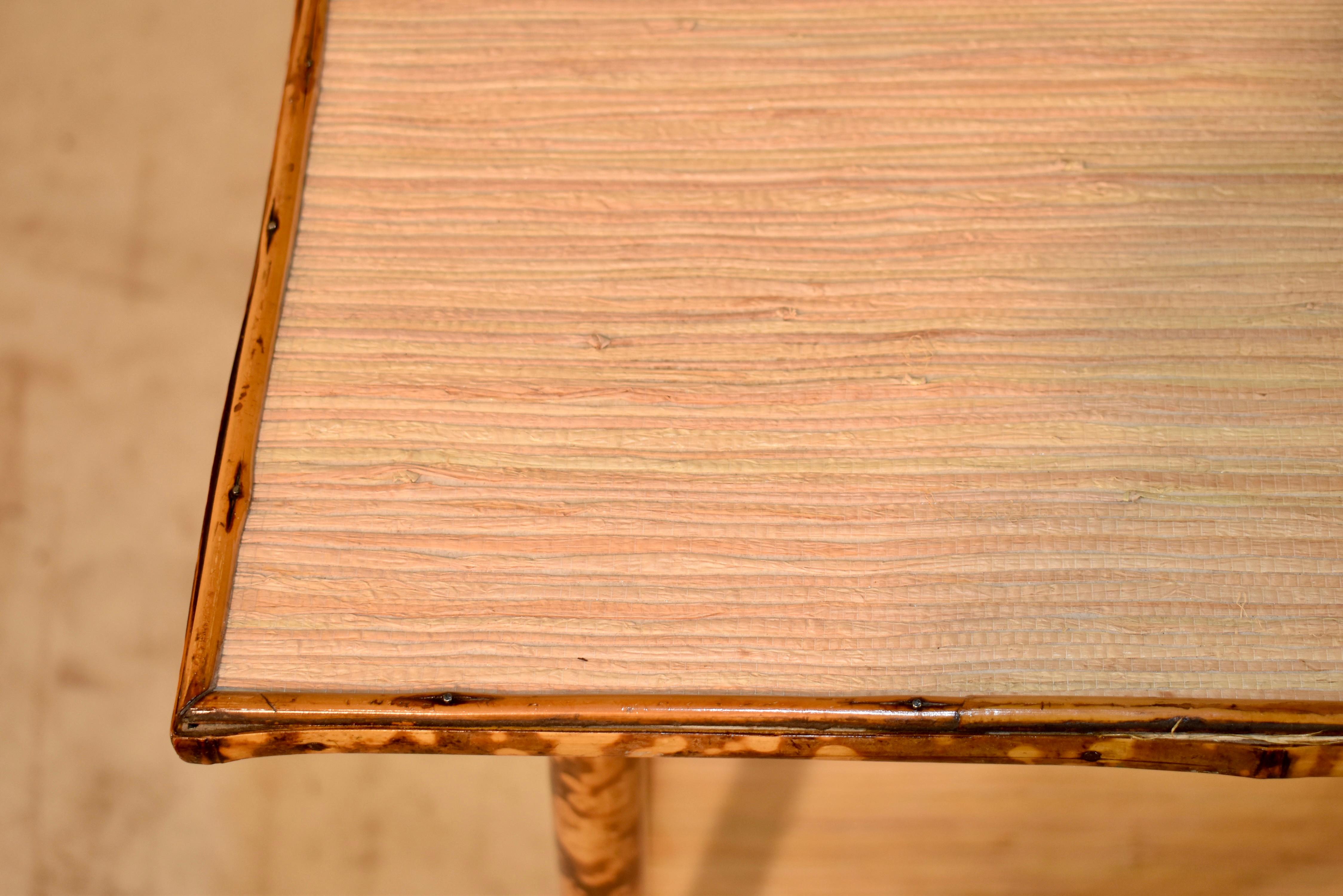 19th Century French Bamboo Side Table 3