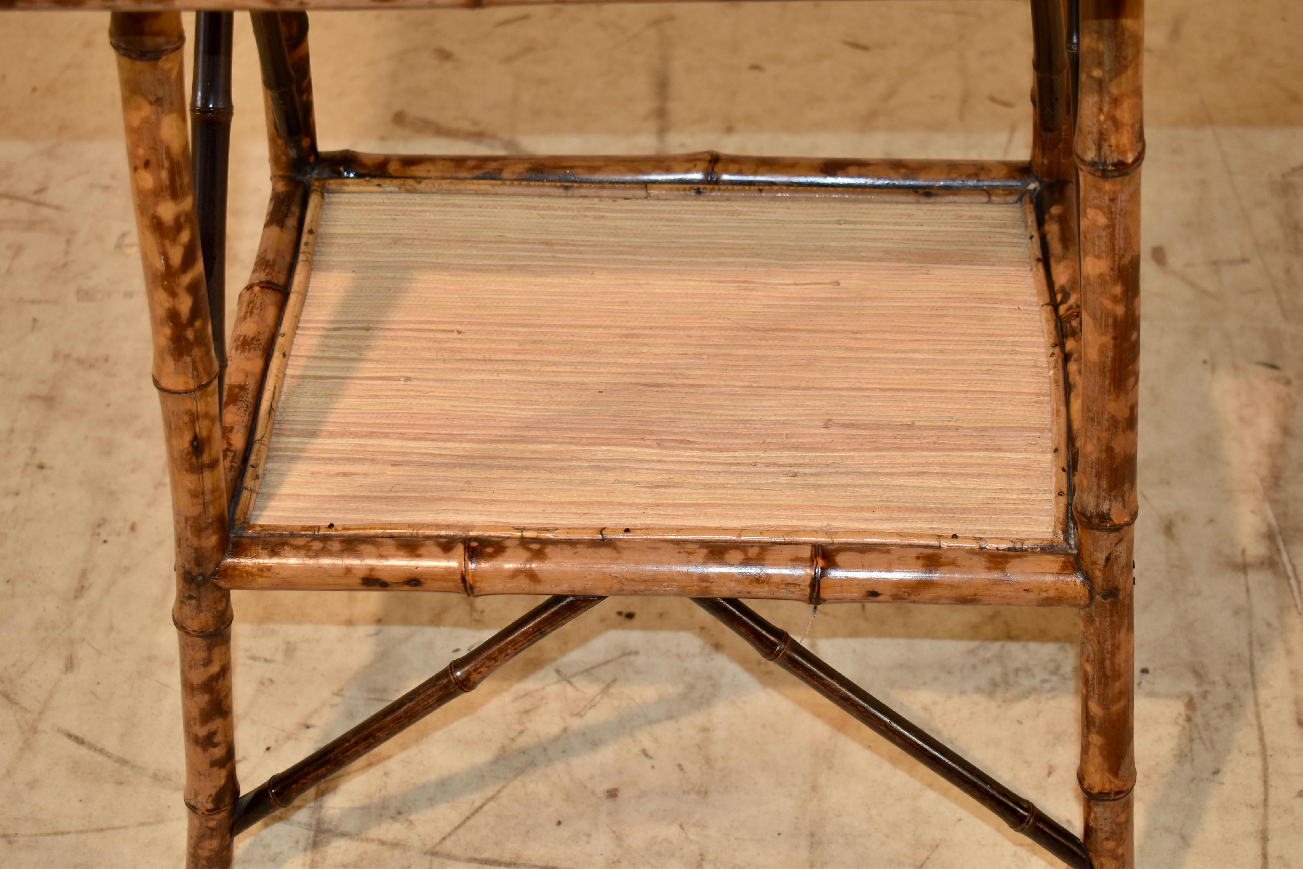 19th Century French Bamboo Side Table 3
