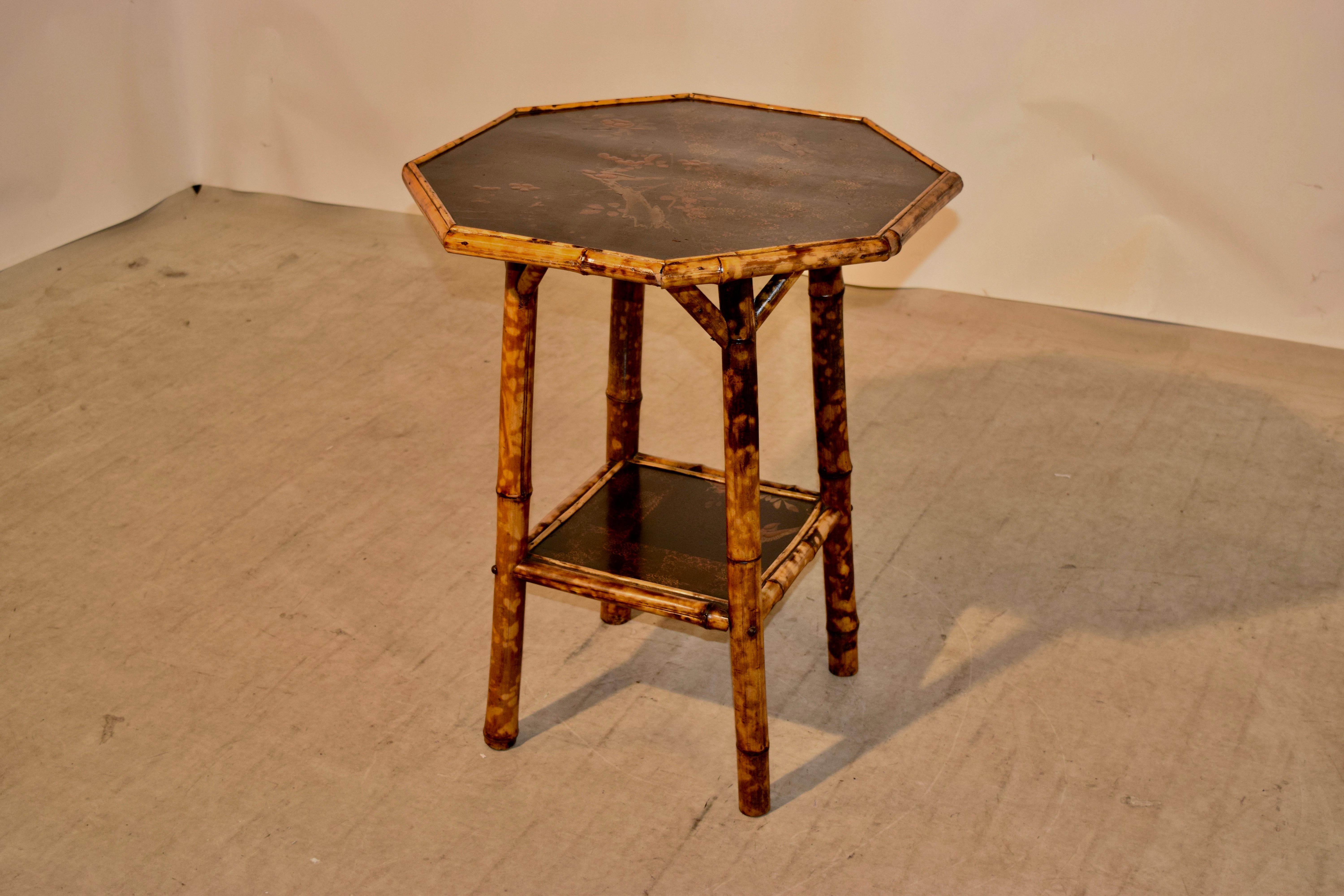 19th Century French Bamboo Side Table 4