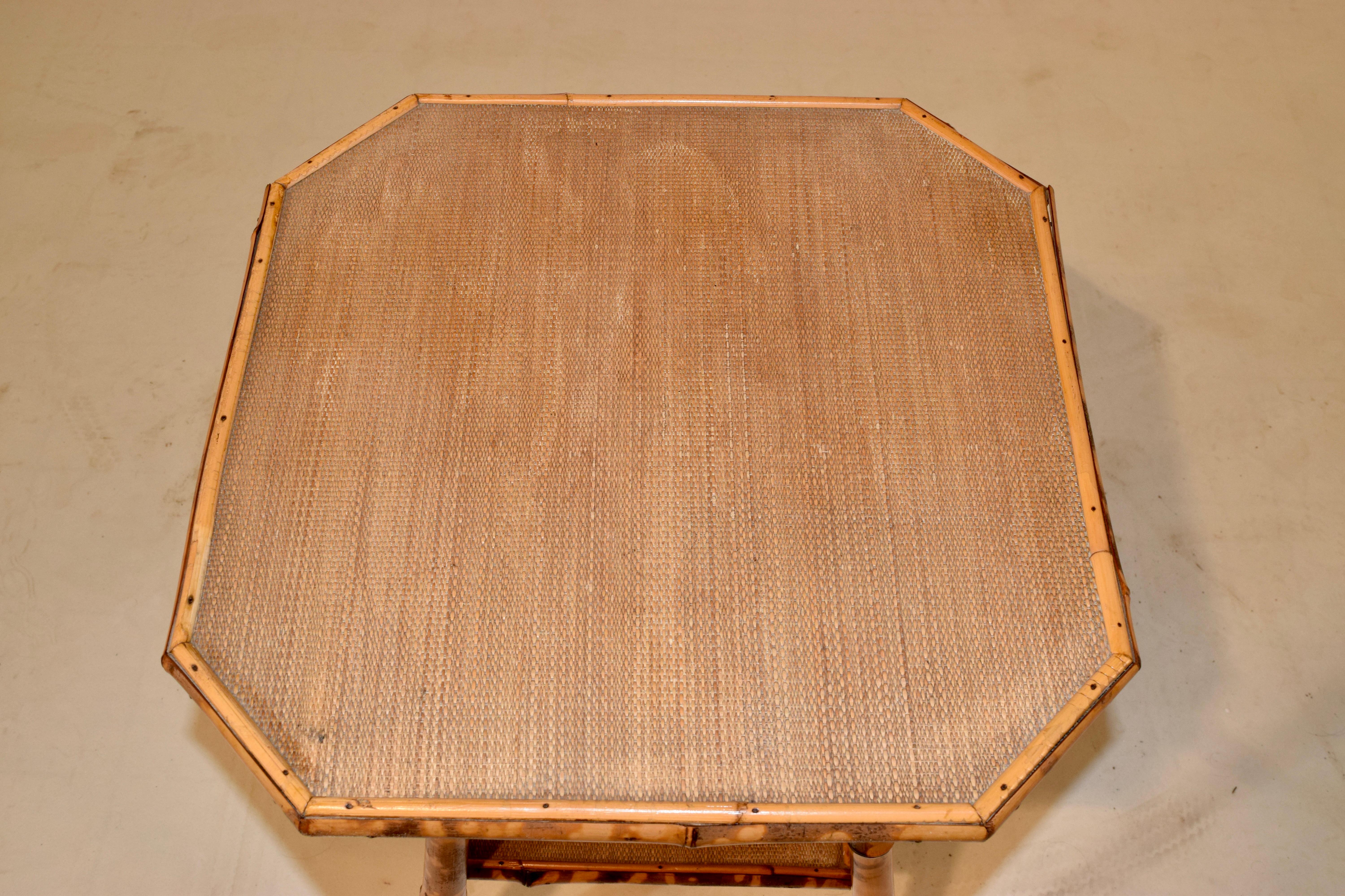 19th Century French Bamboo Side Table 4