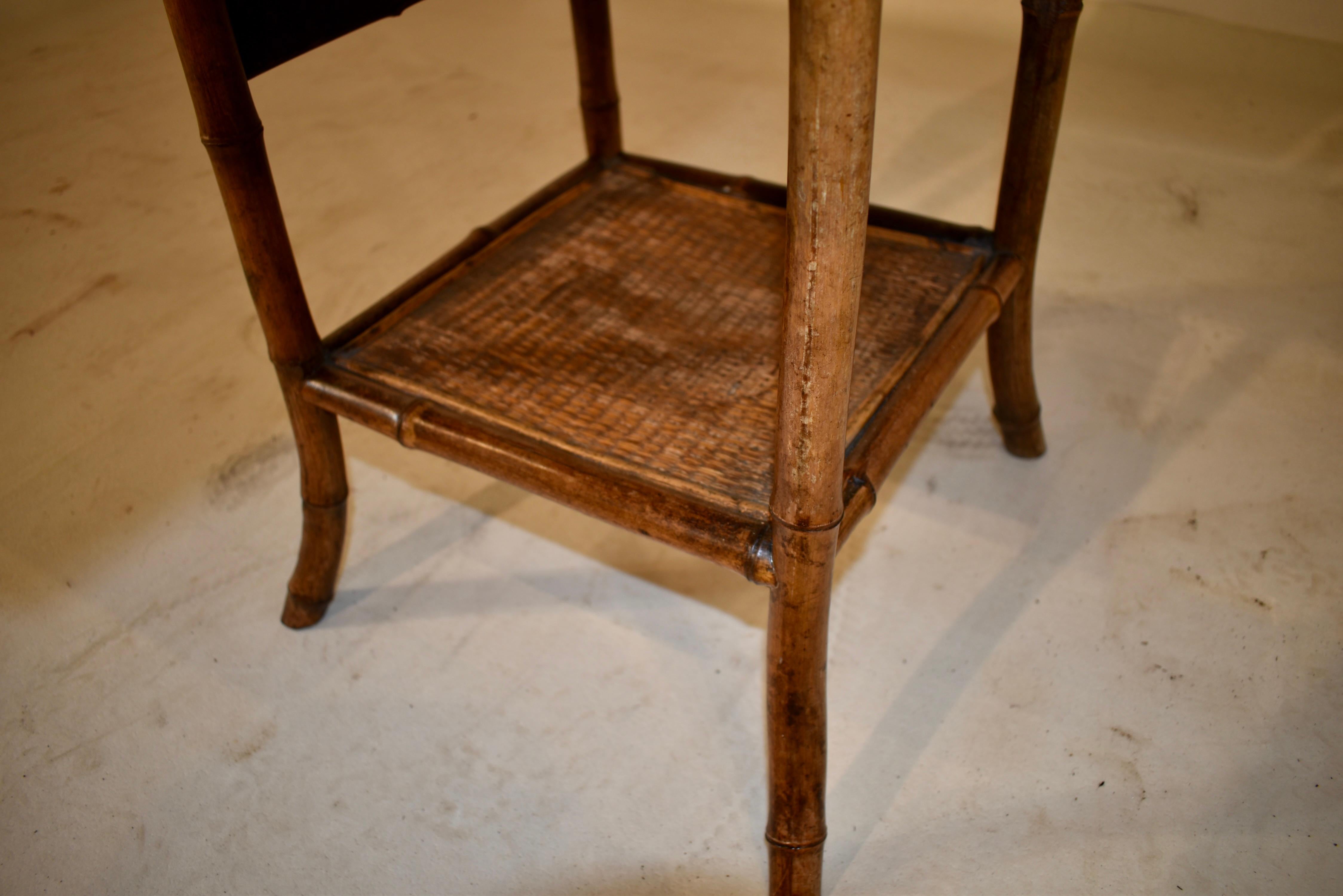 19th Century French Bamboo Side Table 4