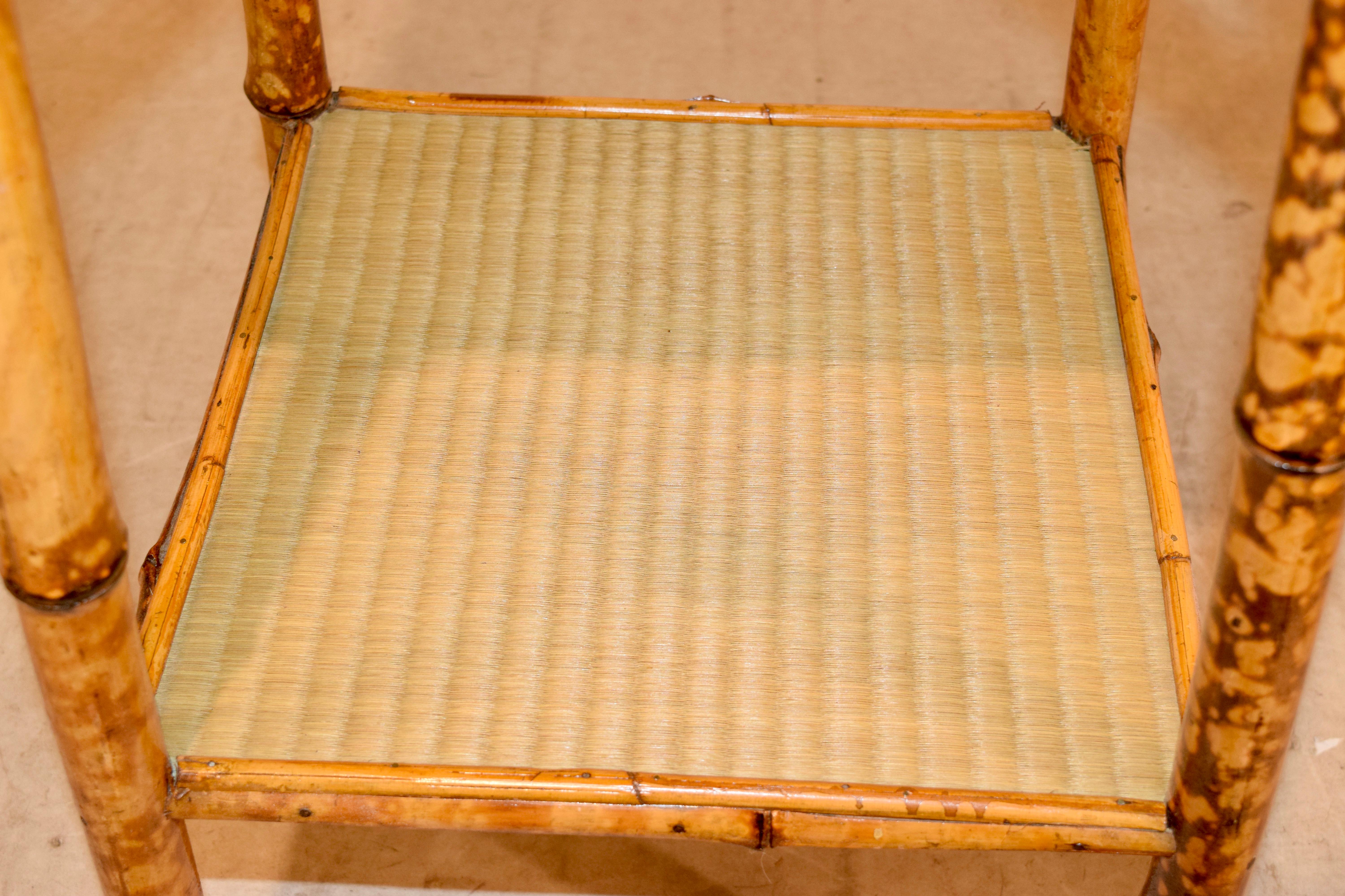 19th Century French Bamboo Side Table 5