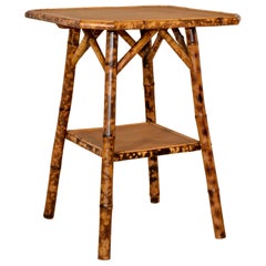 19th Century French Bamboo Side Table