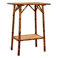 19th Century French Bamboo Side Table