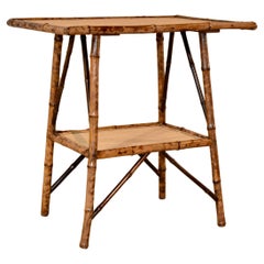 19th Century French Bamboo Side Table