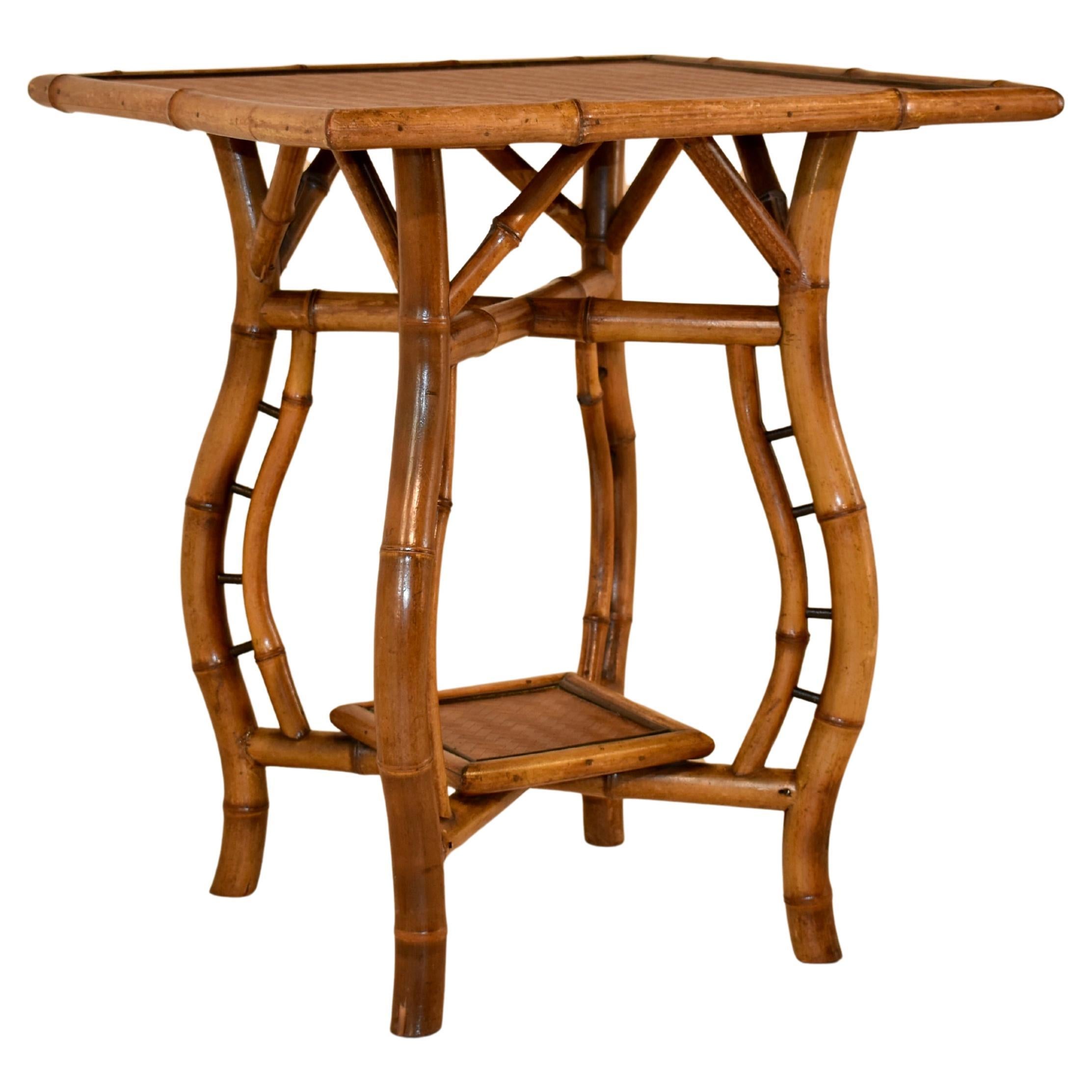 19th Century French Bamboo Side Table