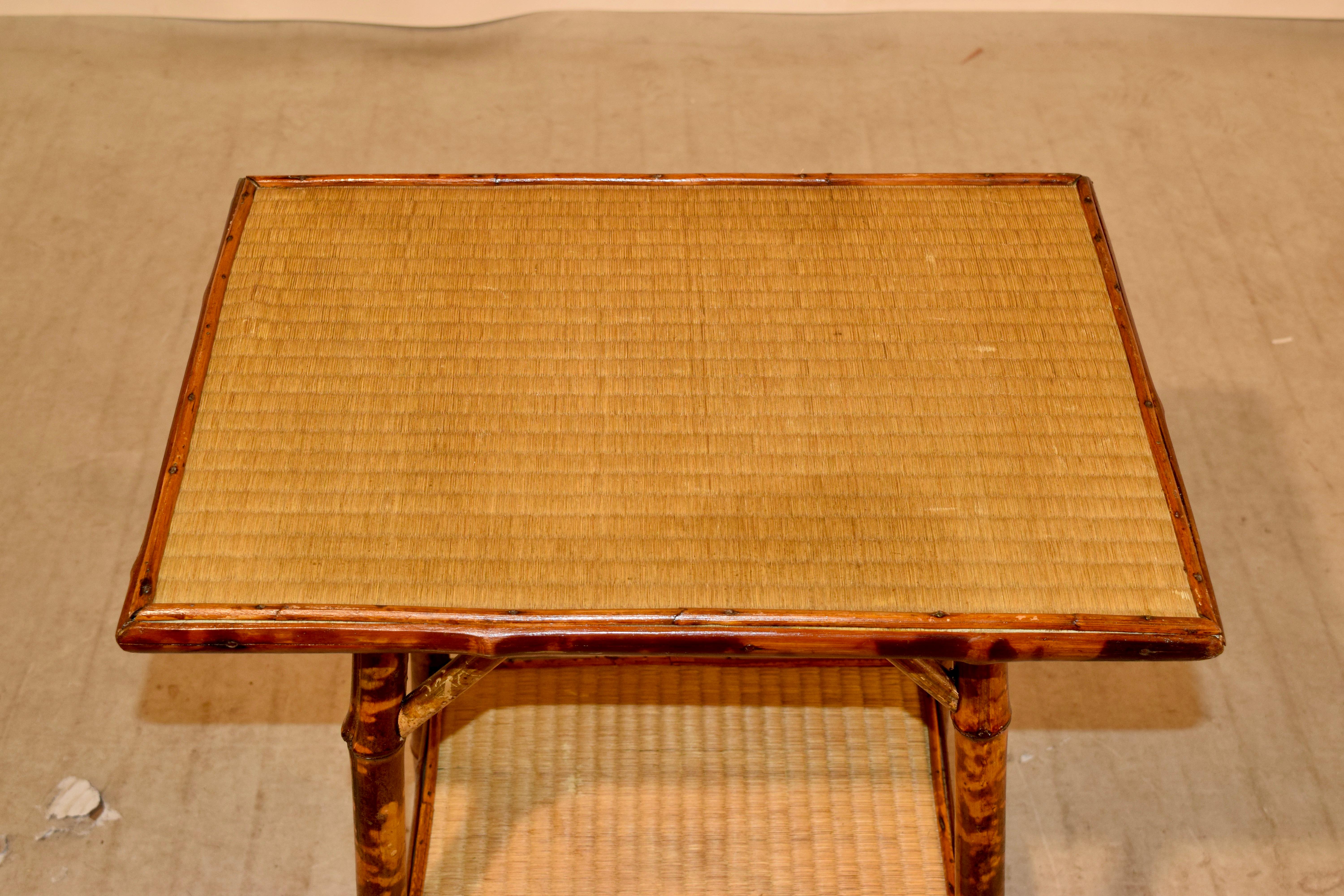 19th Century French Bamboo Table 2