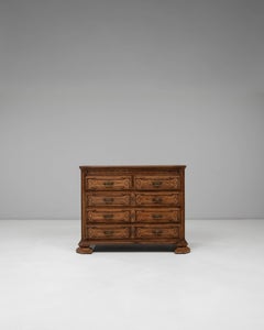 19th Century French Baroque Oak Chest of Drawers