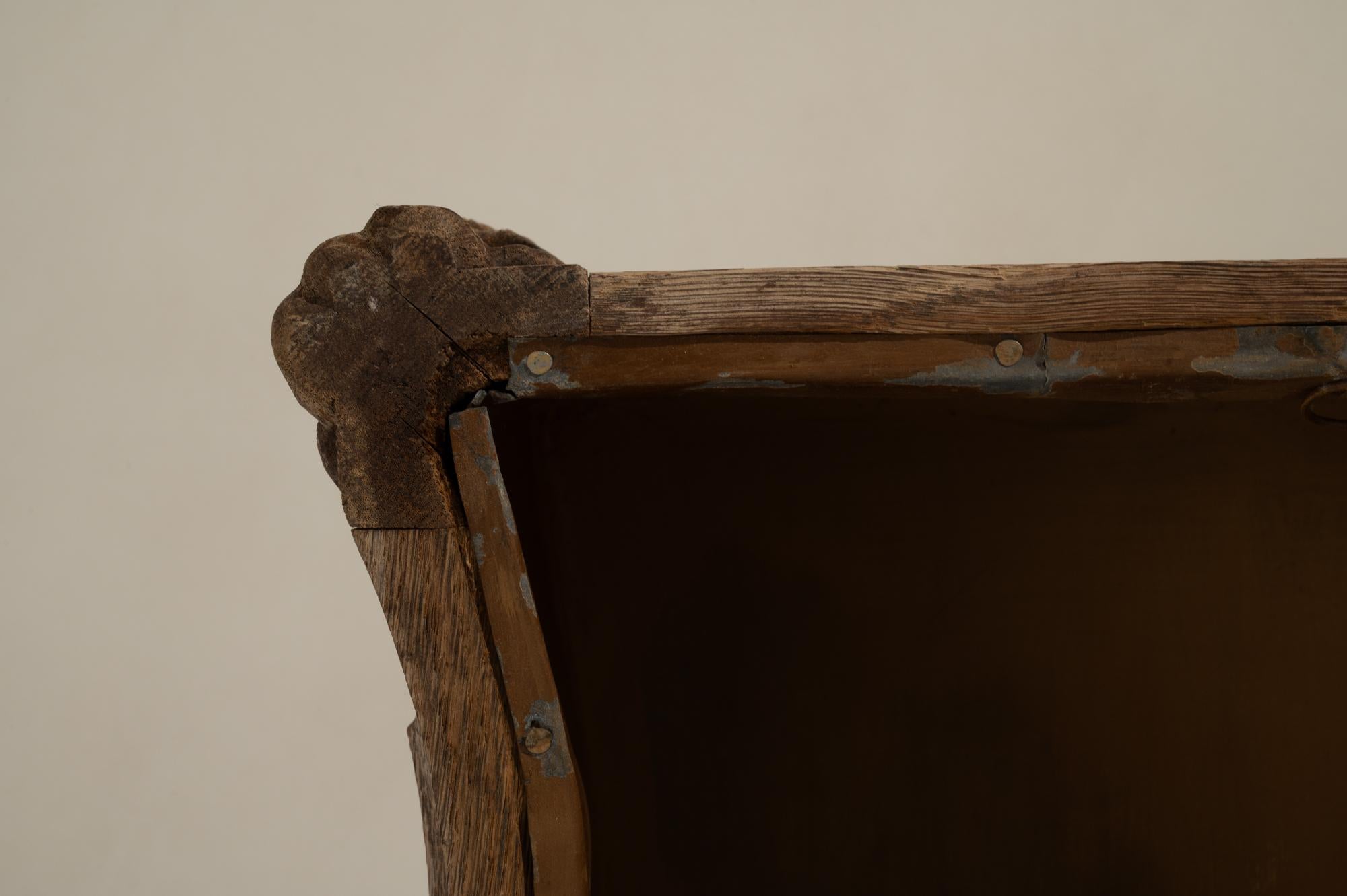 Mesa Consola de Madera Tallada Renacimiento Barroco Francés Siglo XIX en venta 11