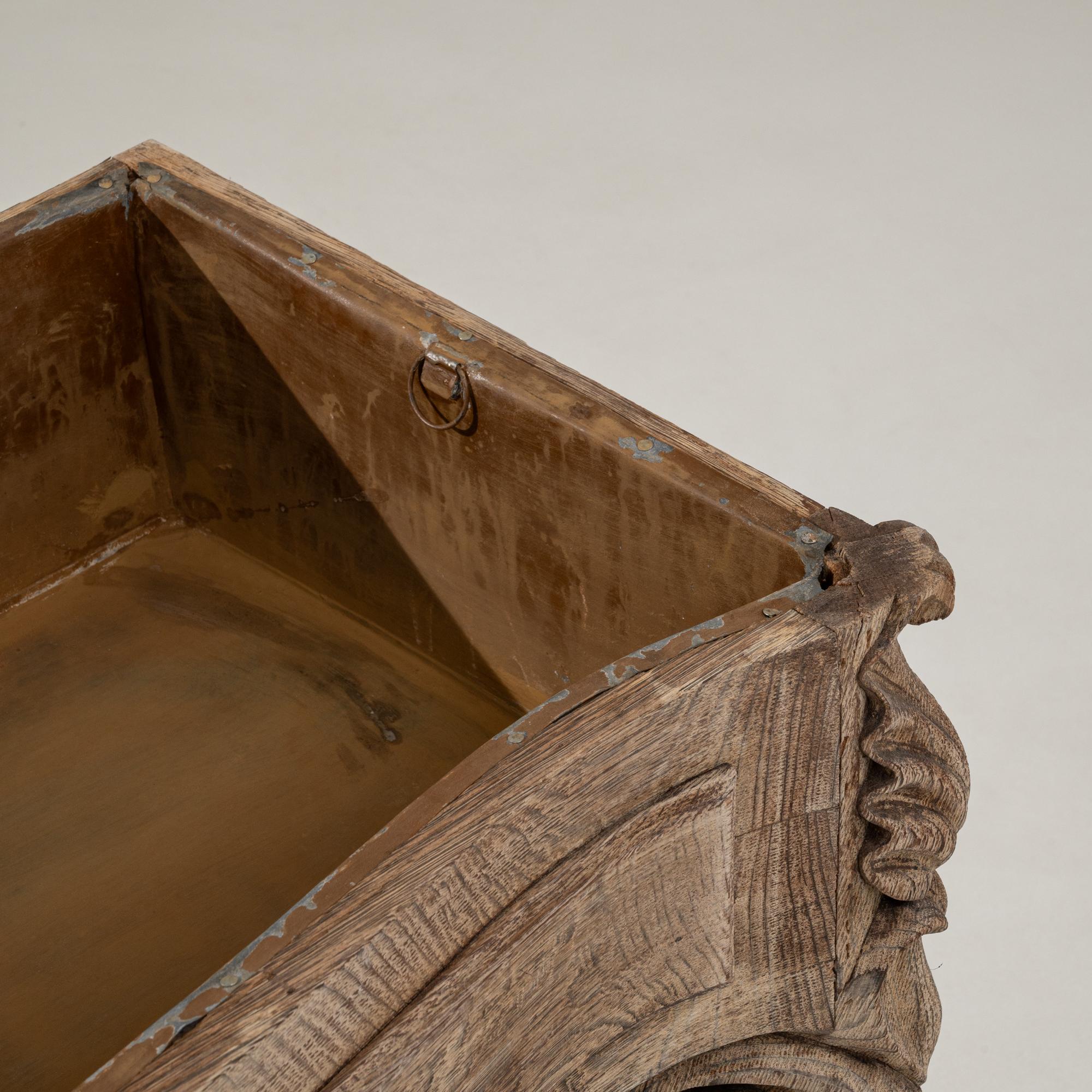 Mesa Consola de Madera Tallada Renacimiento Barroco Francés Siglo XIX en venta 13