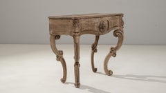 19th Century French Baroque Revival Carved Wooden Console Table