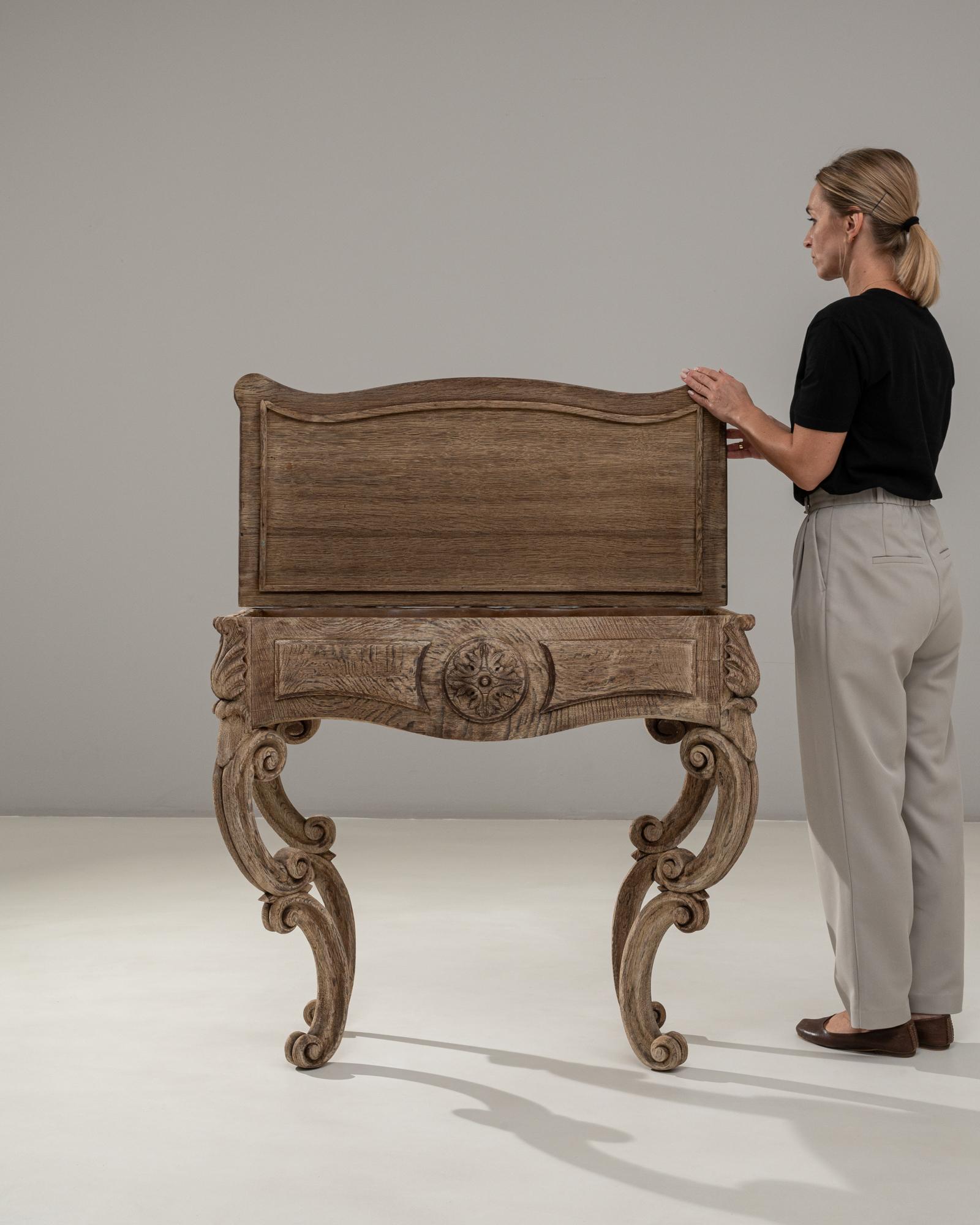 Mesa Consola de Madera Tallada Renacimiento Barroco Francés Siglo XIX en venta 3