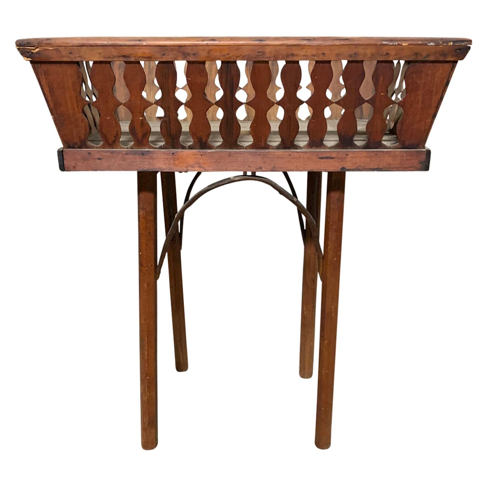 19th Century French Basket as Table