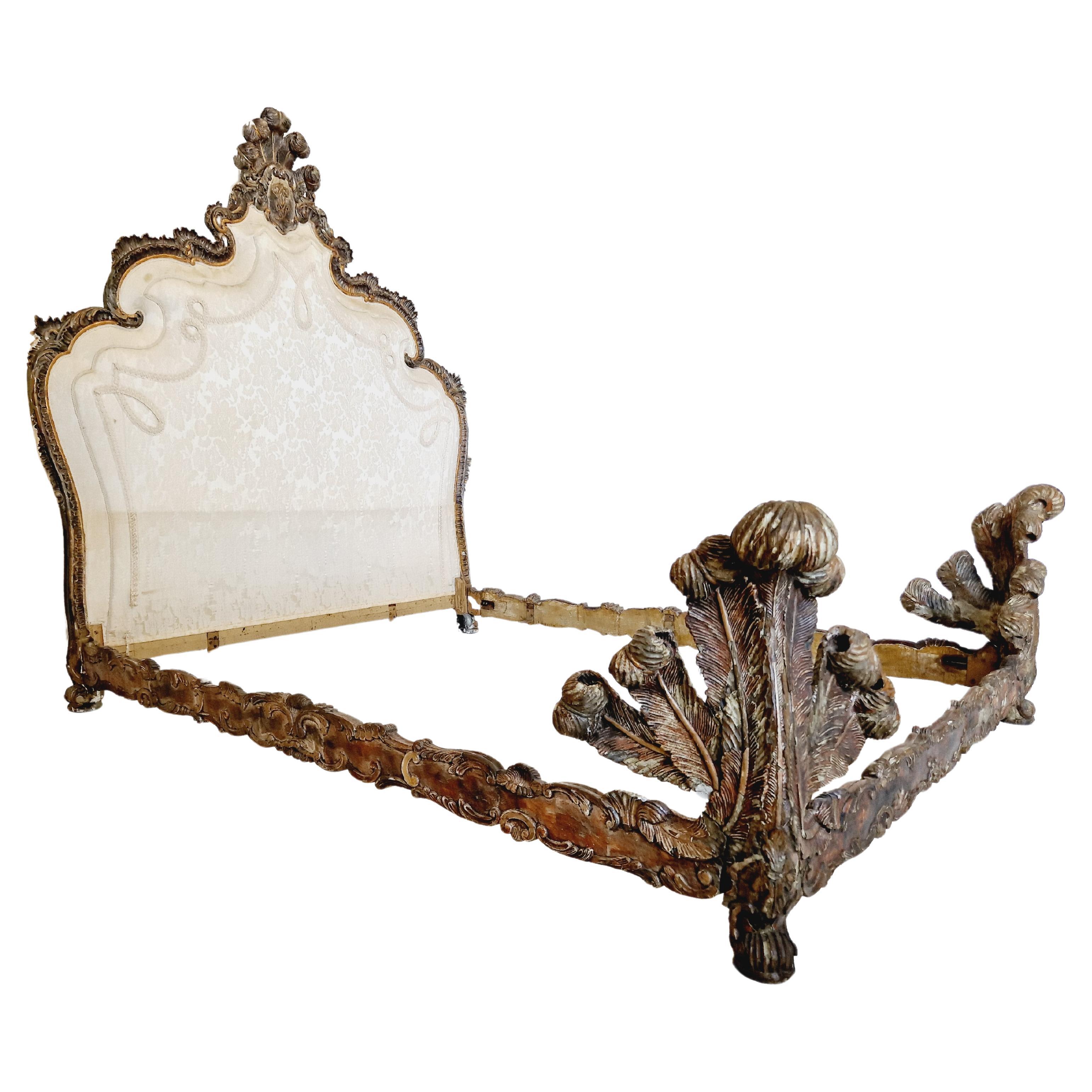 19th Century French Bed of the Venetian Style RARE For Sale