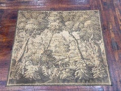 19th Century French/Belgian Verdure Woven Tapestry Elaborate Foliage & Birds