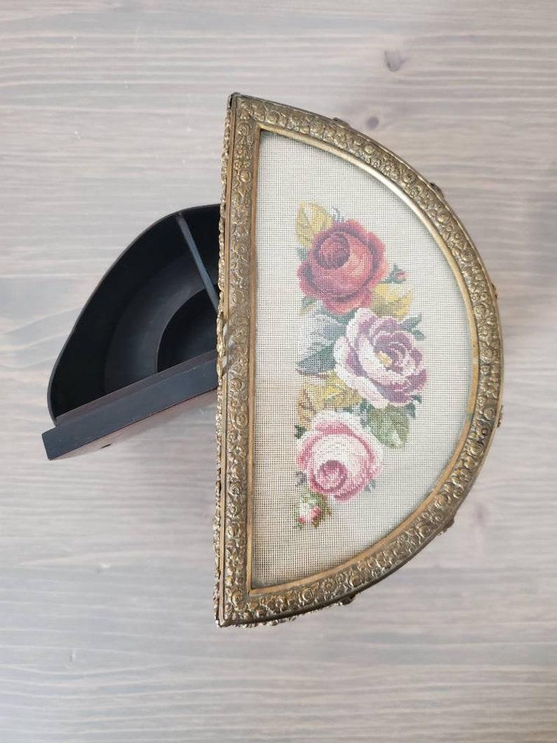 19th Century Antique French Belle Epoch Burlwood Revolving Door Decorative Box For Sale