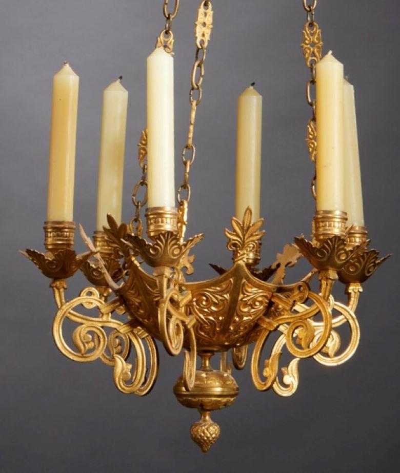 6 arm chandeliers