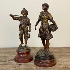 19th Century French Belle Epoque Statue by Victor Rousseau