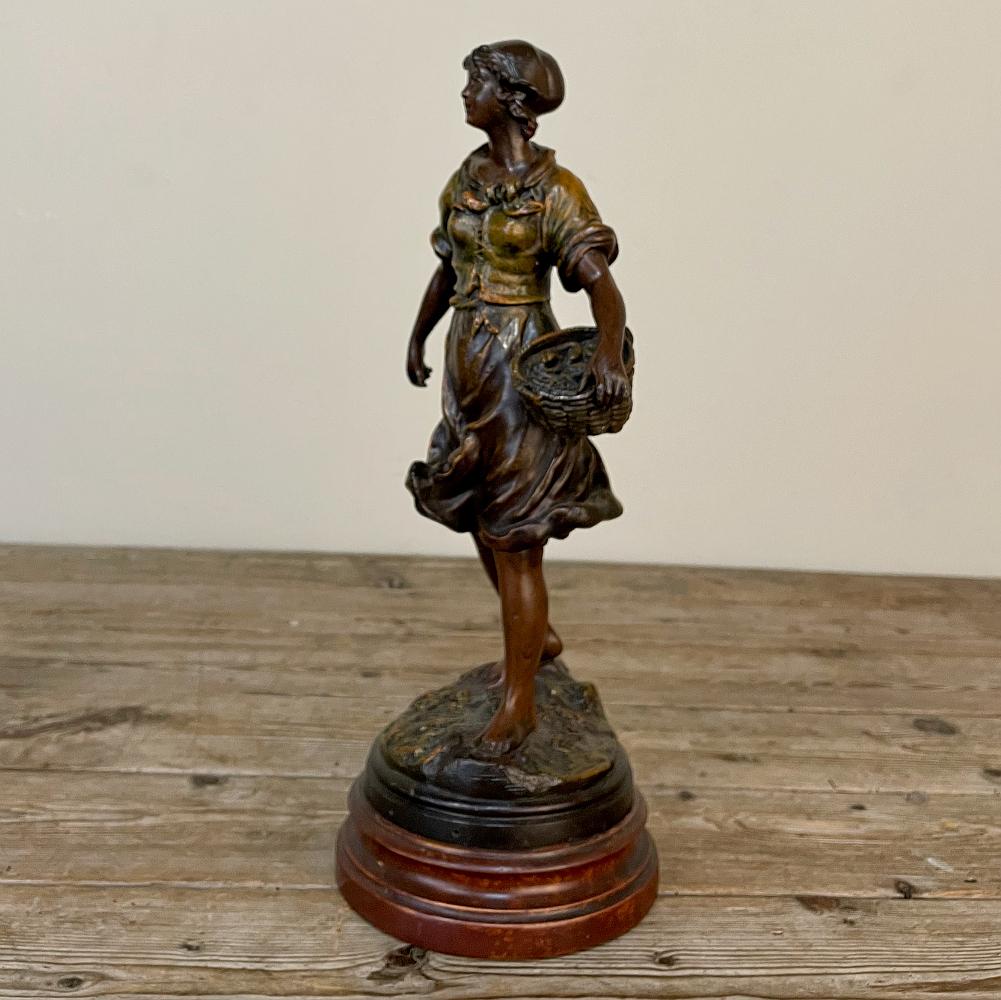 Belgian 19th Century French Belle Epoque Statue by Victor Rousseau For Sale