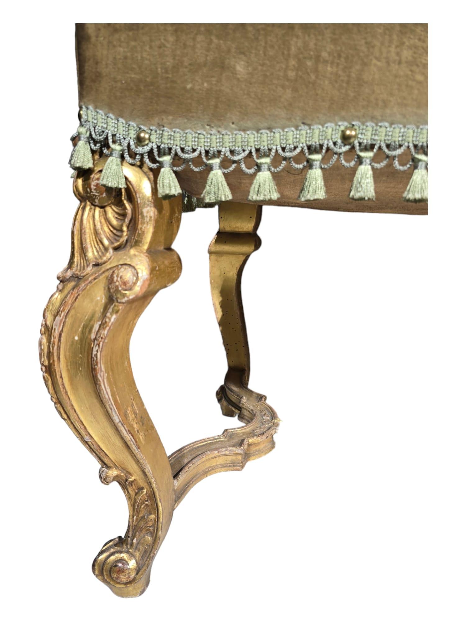 Legno Panchina francese del XIX secolo in vendita