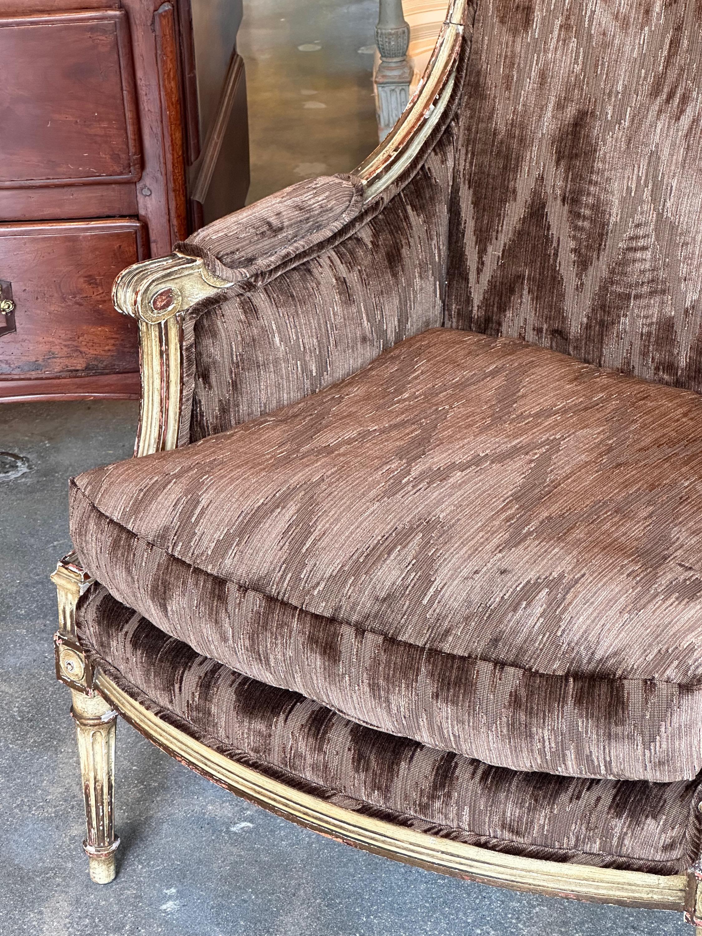 19th Century French Bergere Chair For Sale 2