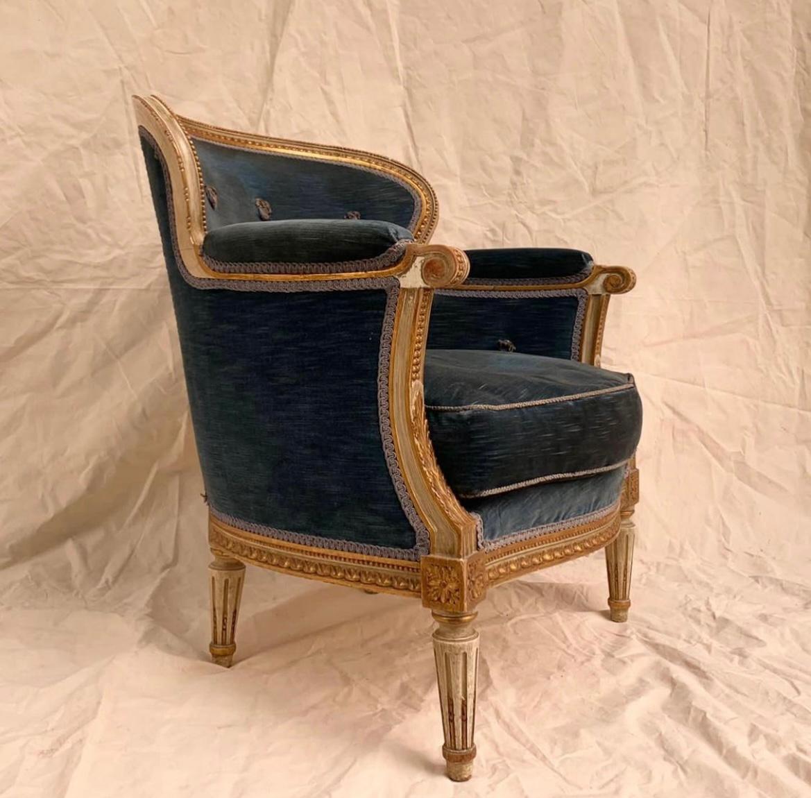 19th Century French Bergere In Good Condition In Lisboa, PT