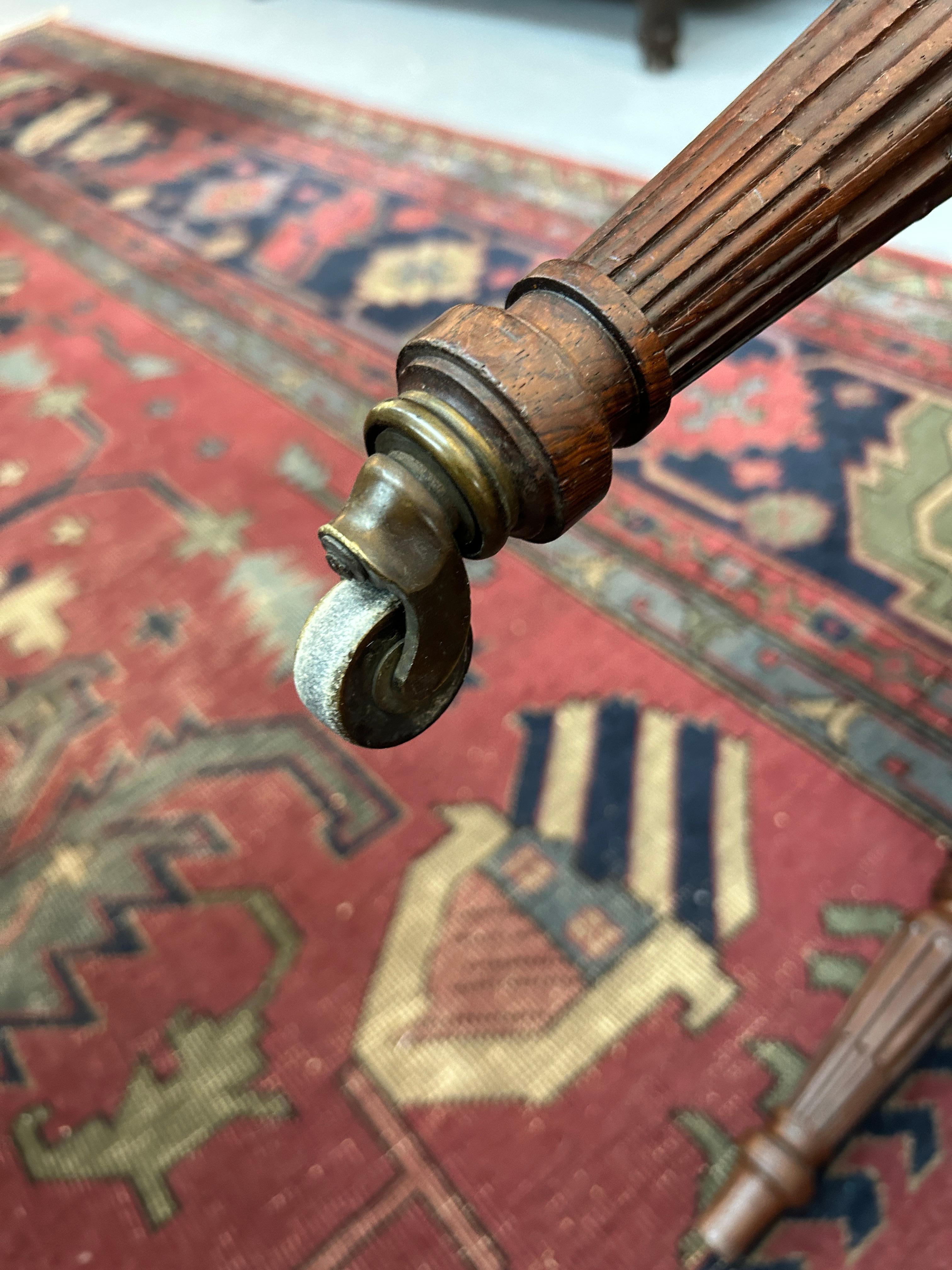 19th Century French Bergere Rosewood Arm Chair  For Sale 6