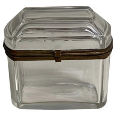 19th Century French Beveled Glass Box