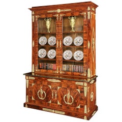 19th Century French Bibliothèque Bookcase in the Empire Taste