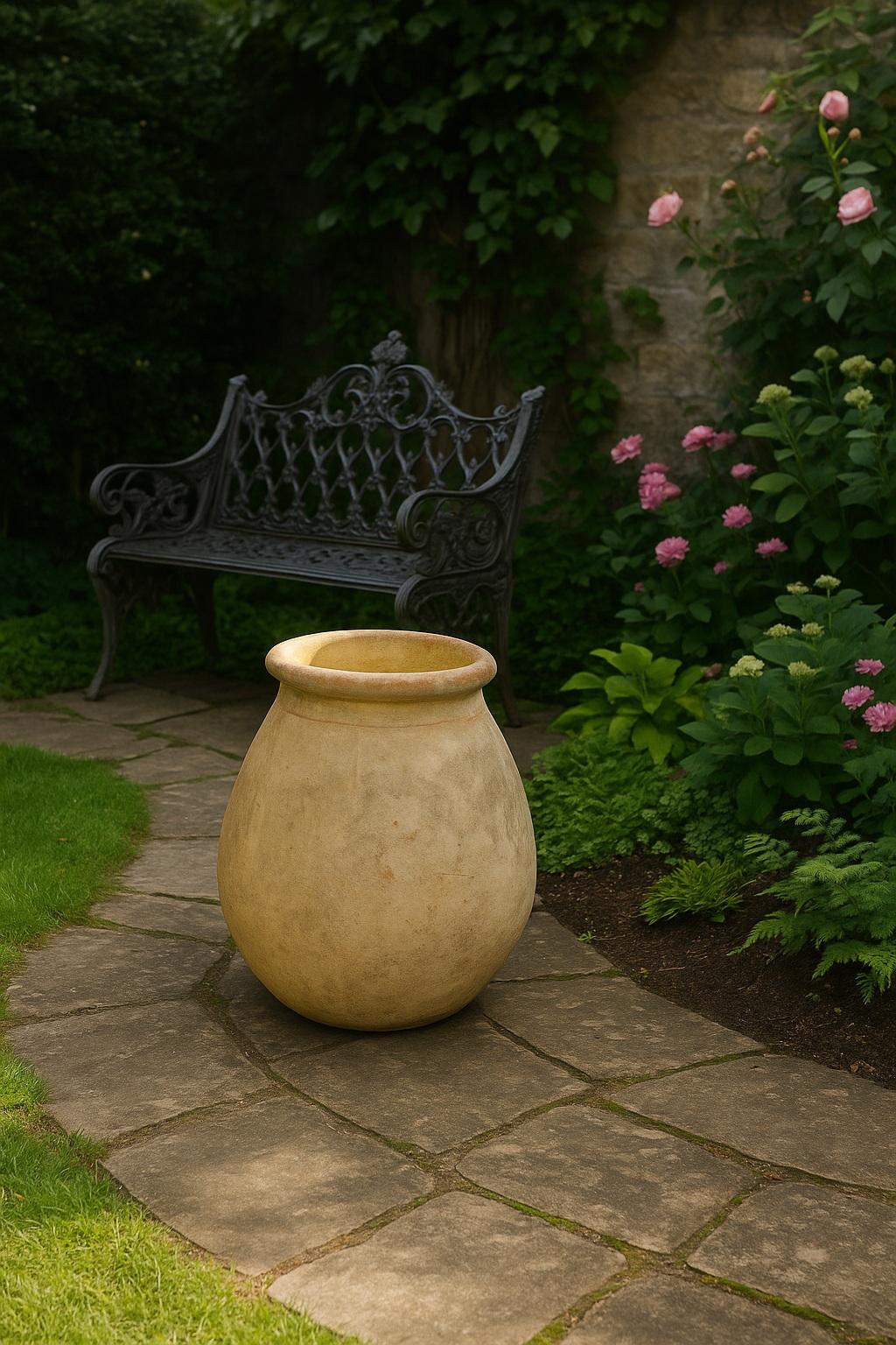 Jarre à Biot du 19ème siècle - Authentique poterie ancienne à vendre dans le Sussex
 
La jarre française de Biot, datant du XIXe siècle, est un exemple exquis de l'artisanat provençal. Elle provient du village historique de Biot, situé près
