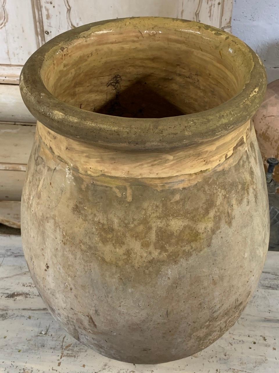 A lovely 19th century Biot jar from the south of France. These were originally used to store olives and olive oil but now make beautiful decorative garden features or could also be used indoors as a vase.
Please contact us for an accurate shipping