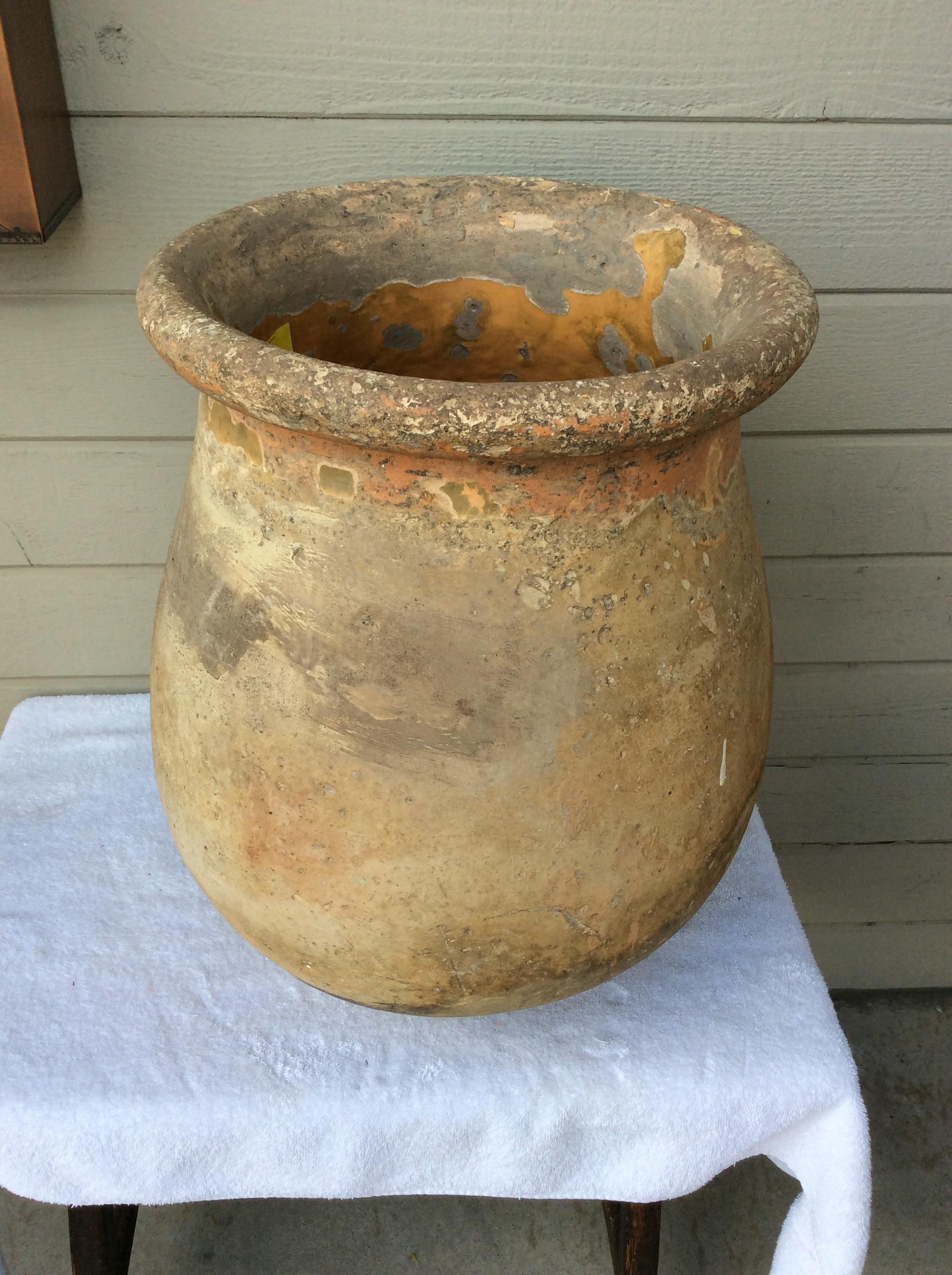 19th Century French Biot Pot Olive Jar 7