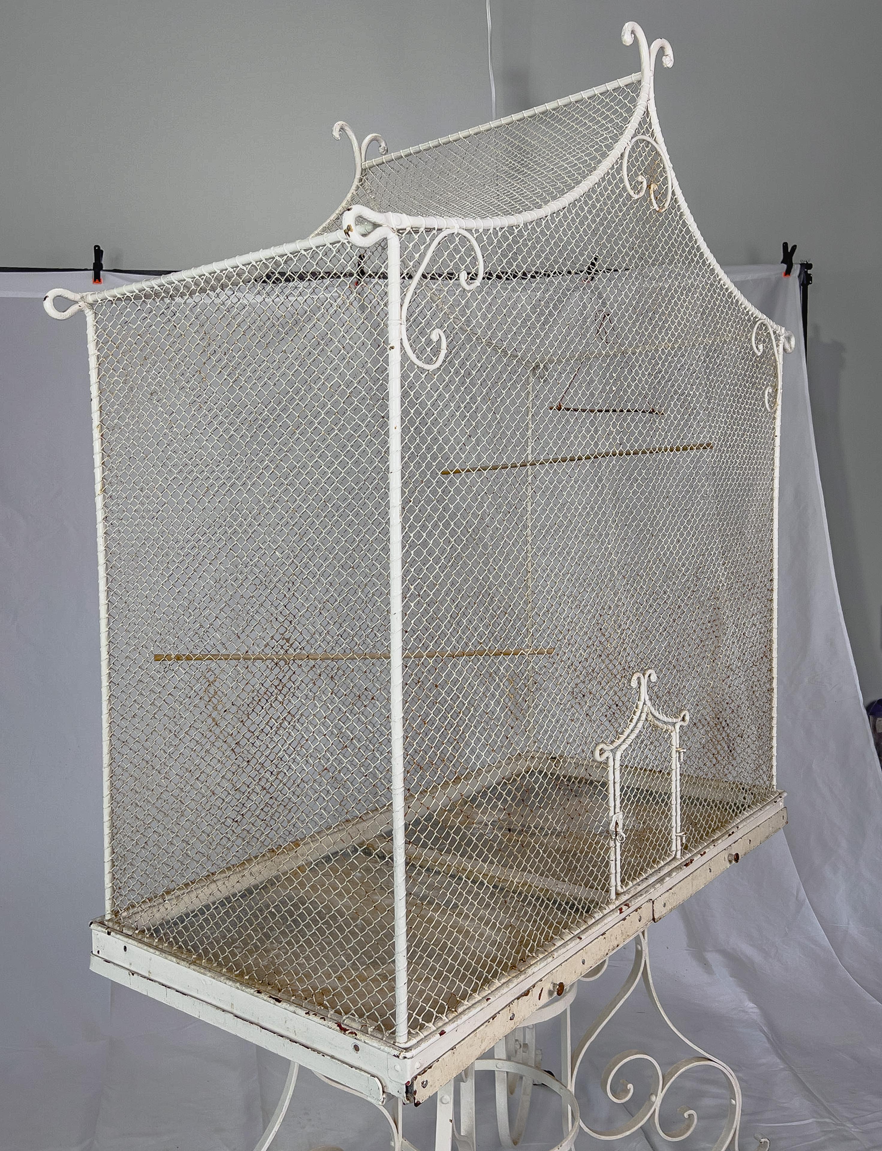 Cage à oiseaux française du 19ème siècle en vente 11