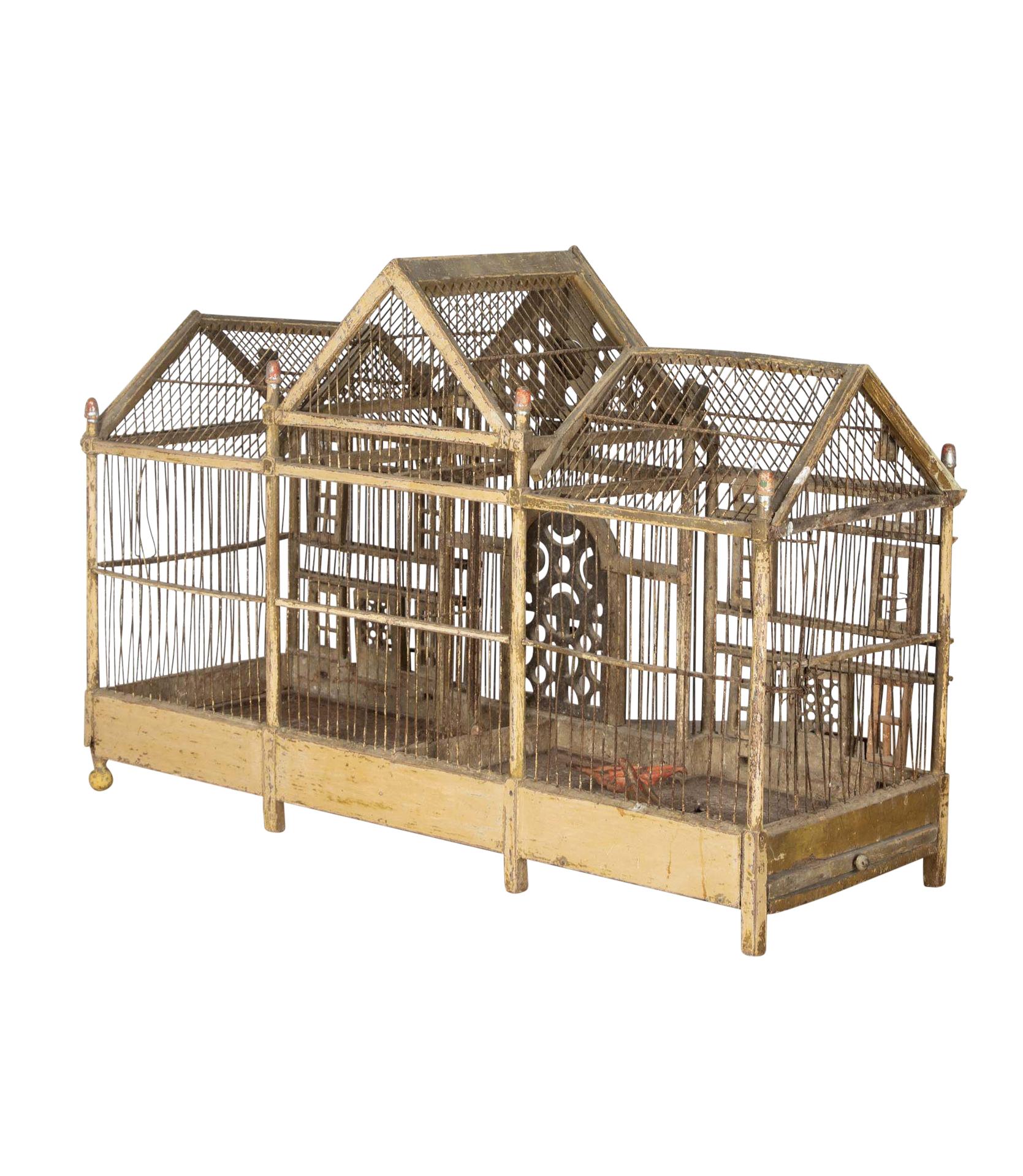 19th Century French Bird Cage In Fair Condition For Sale In Tetbury, Gloucestershire