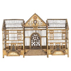 Cage à oiseaux française du 19ème siècle