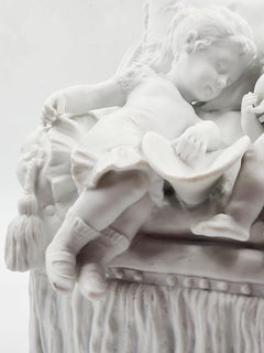 19th Century French Biscuit Porcelain Figure by G.Levy