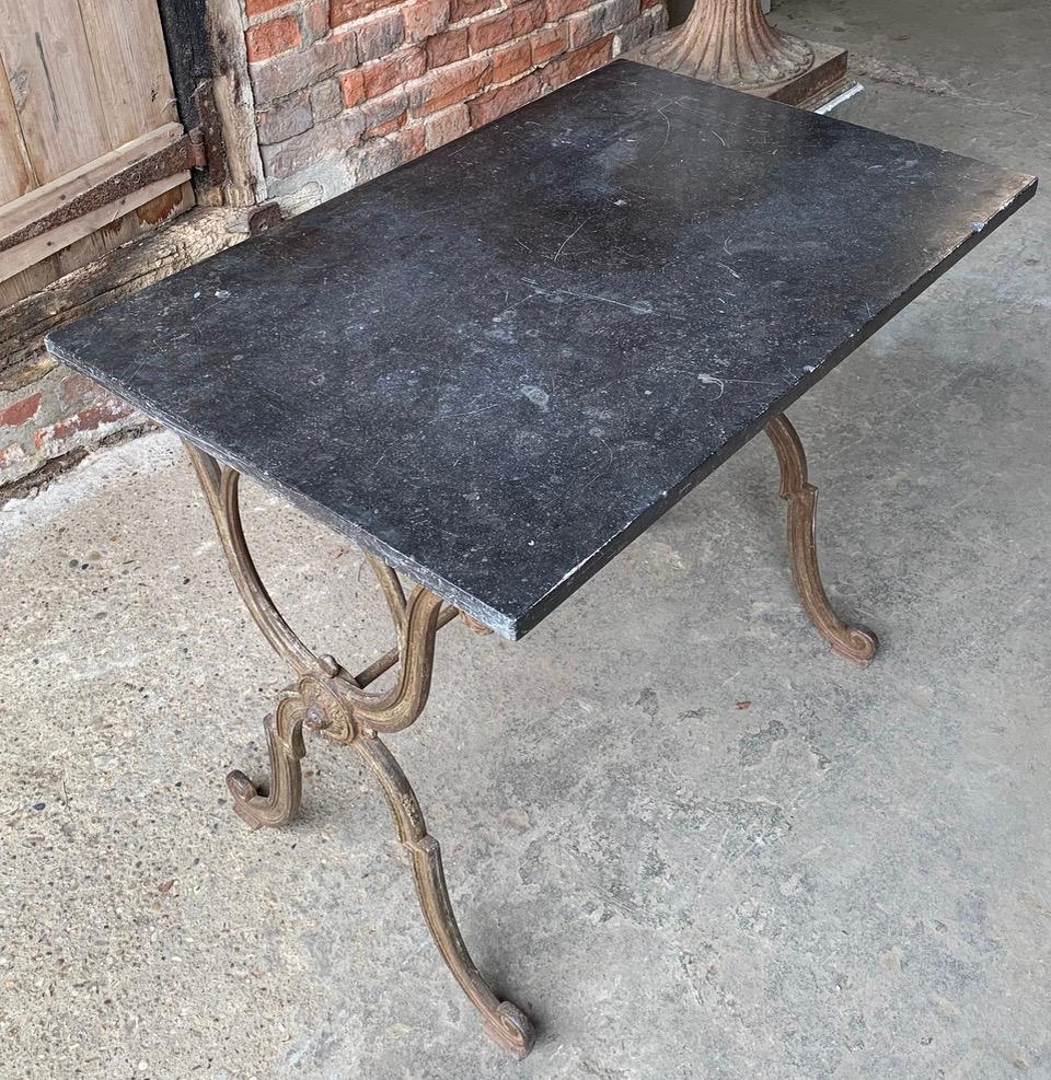 19th Century French Bistro Garden Table For Sale 2