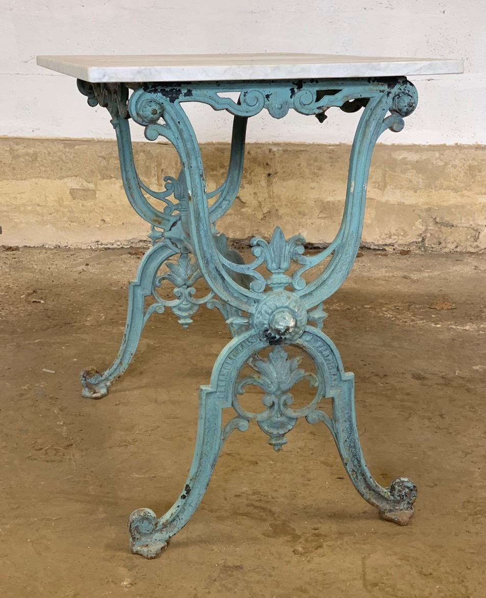 Cast 19th Century French Bistro Table