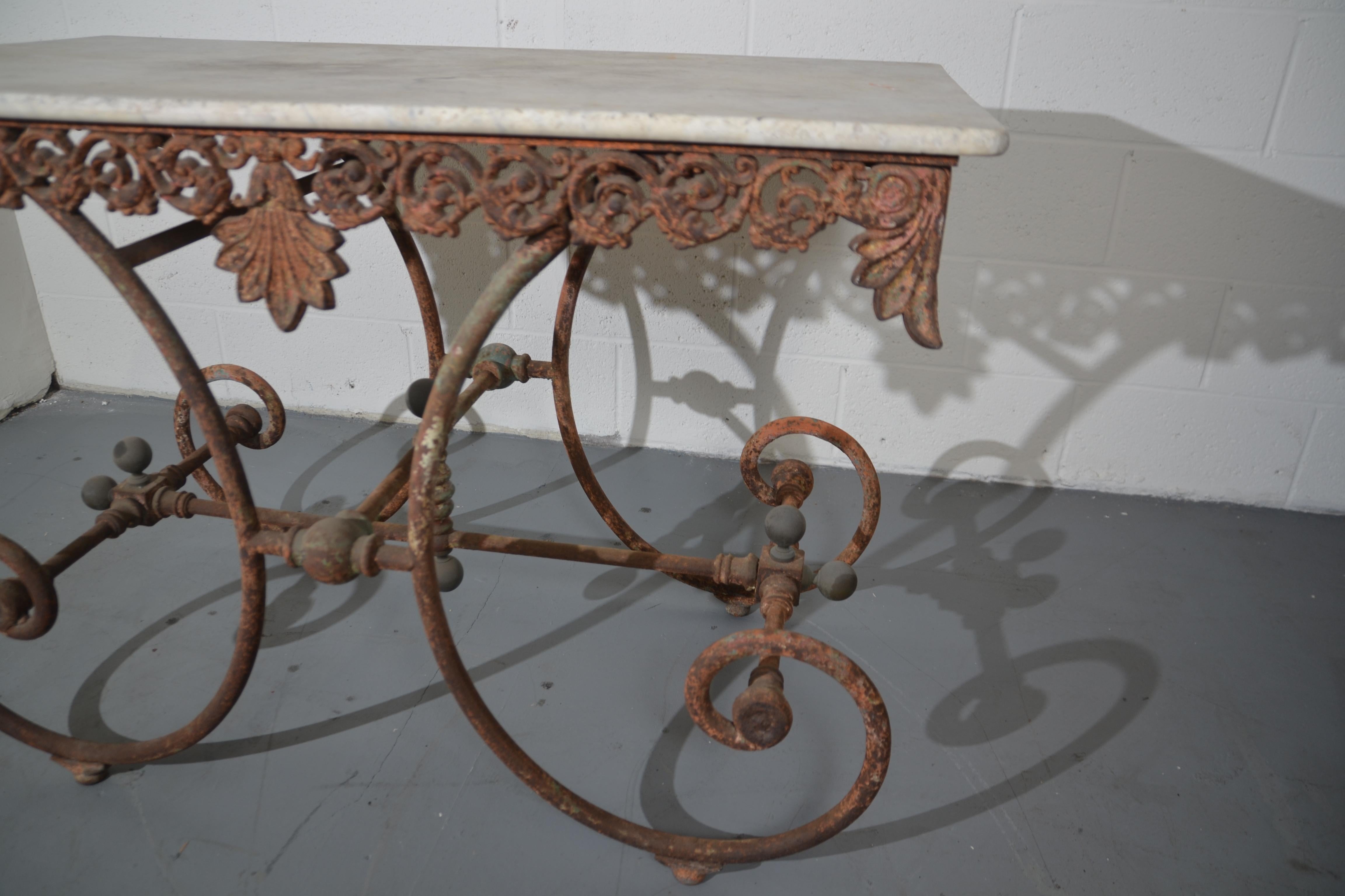 19th-Century French Bistro Table 2
