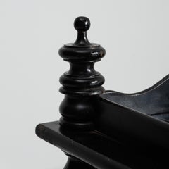 19th Century French Black Patinated Napoleon III Etagere
