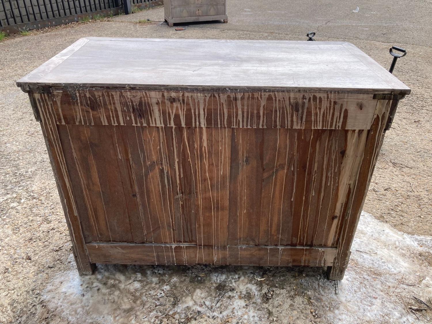 19th Century French Bleached Mahogany Louis Philippe Chest of Drawers / Commode 9