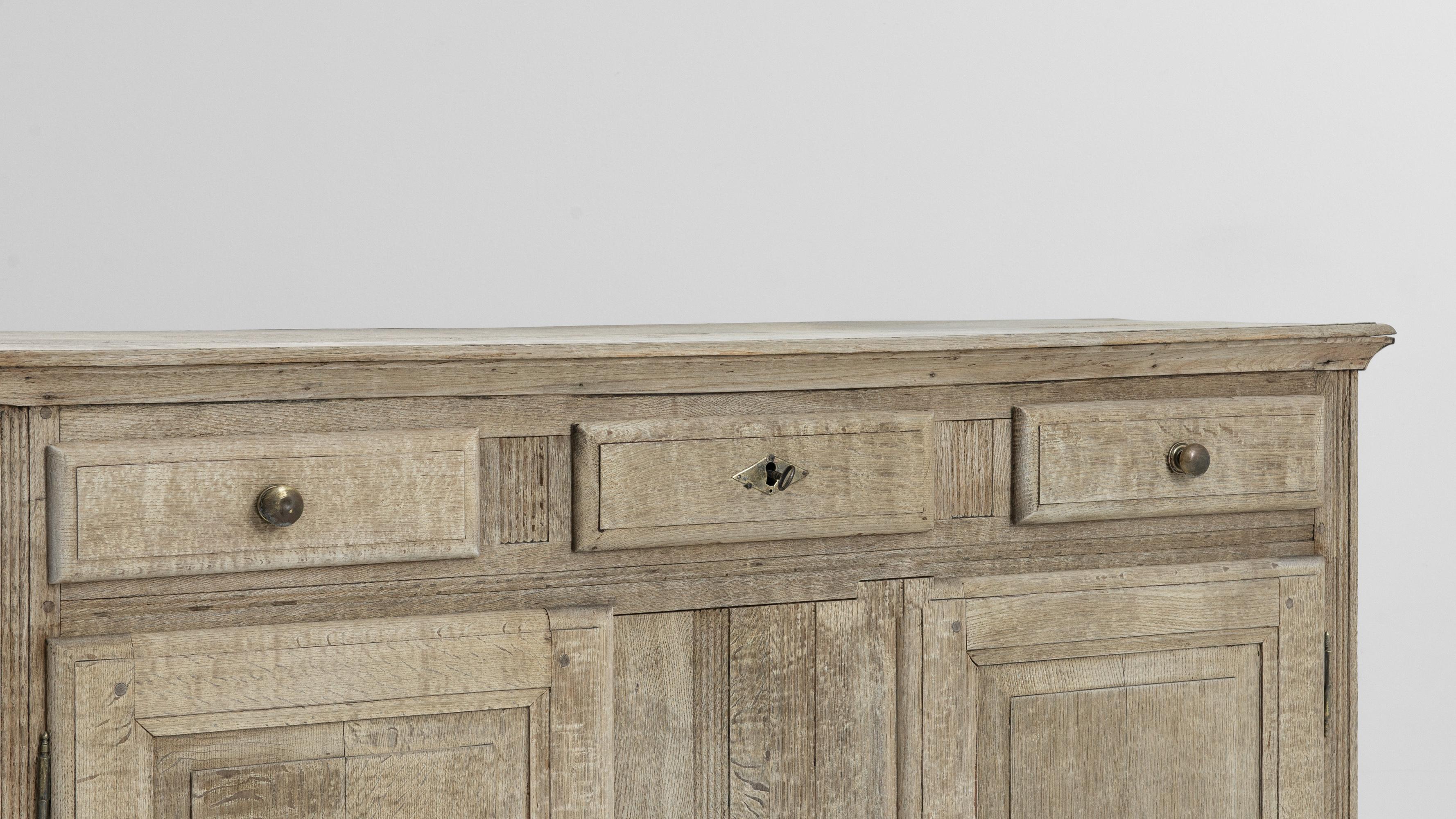 19th Century French Bleached Oak Buffet 5