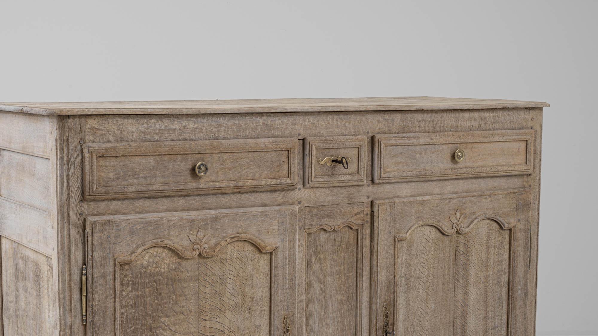 19th Century French Bleached Oak Buffet 5