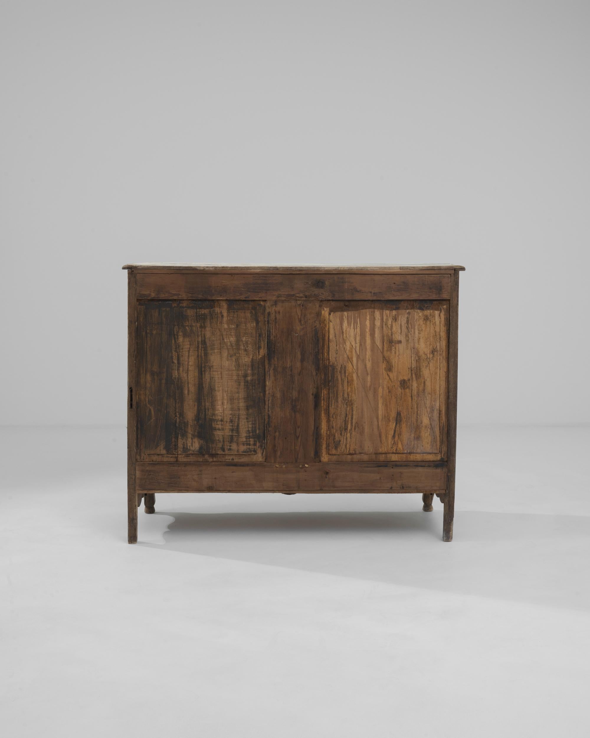 19th Century French Bleached Oak Buffet For Sale 9