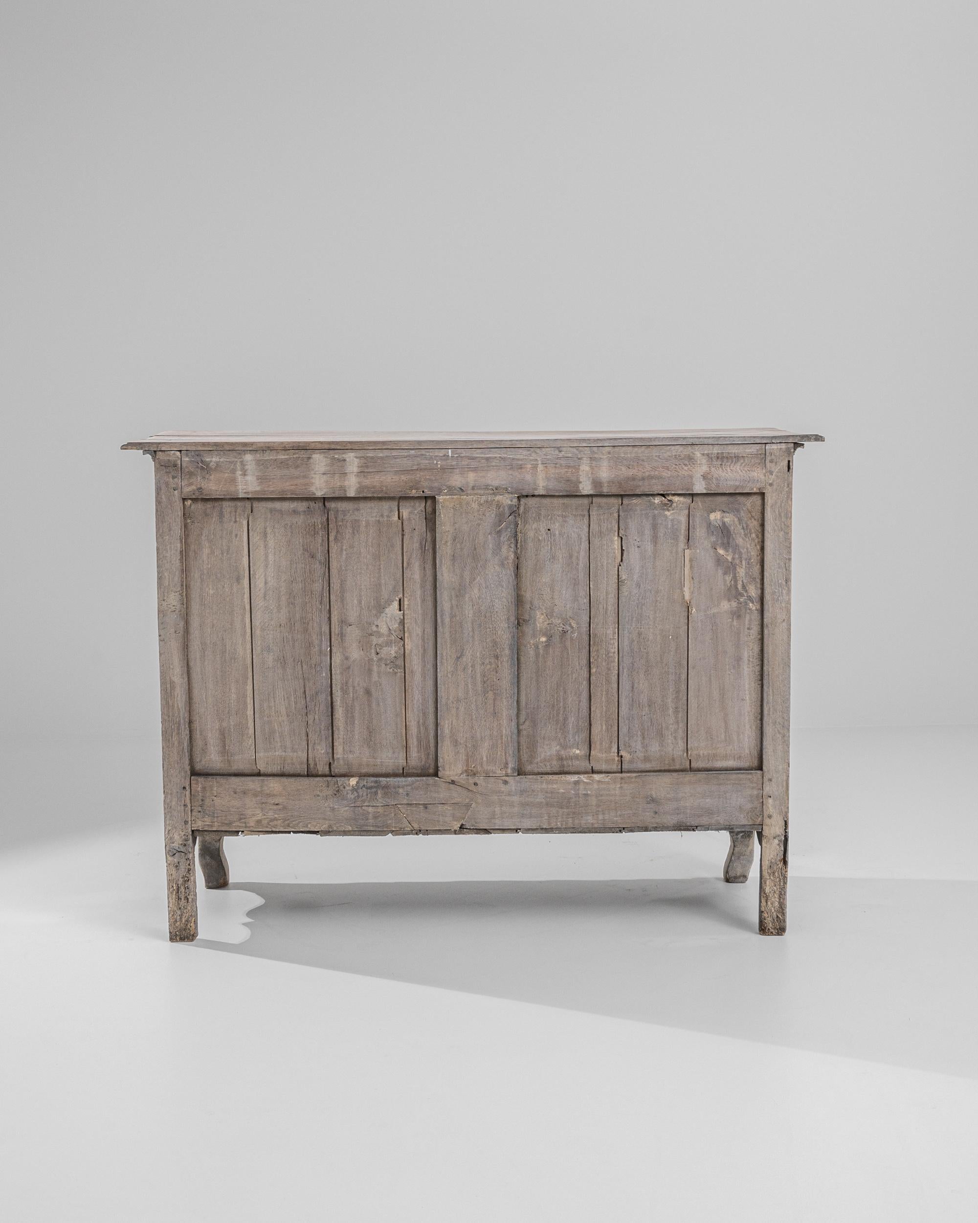 19th Century French Bleached Oak Buffet For Sale 10