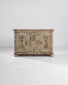 19th Century French Bleached Oak Buffet