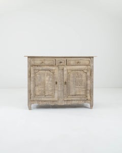 19th Century French Bleached Oak Buffet