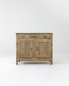 19th Century French Bleached Oak Buffet