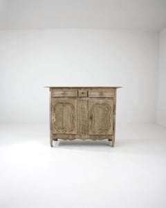 19th Century French Bleached Oak Buffet